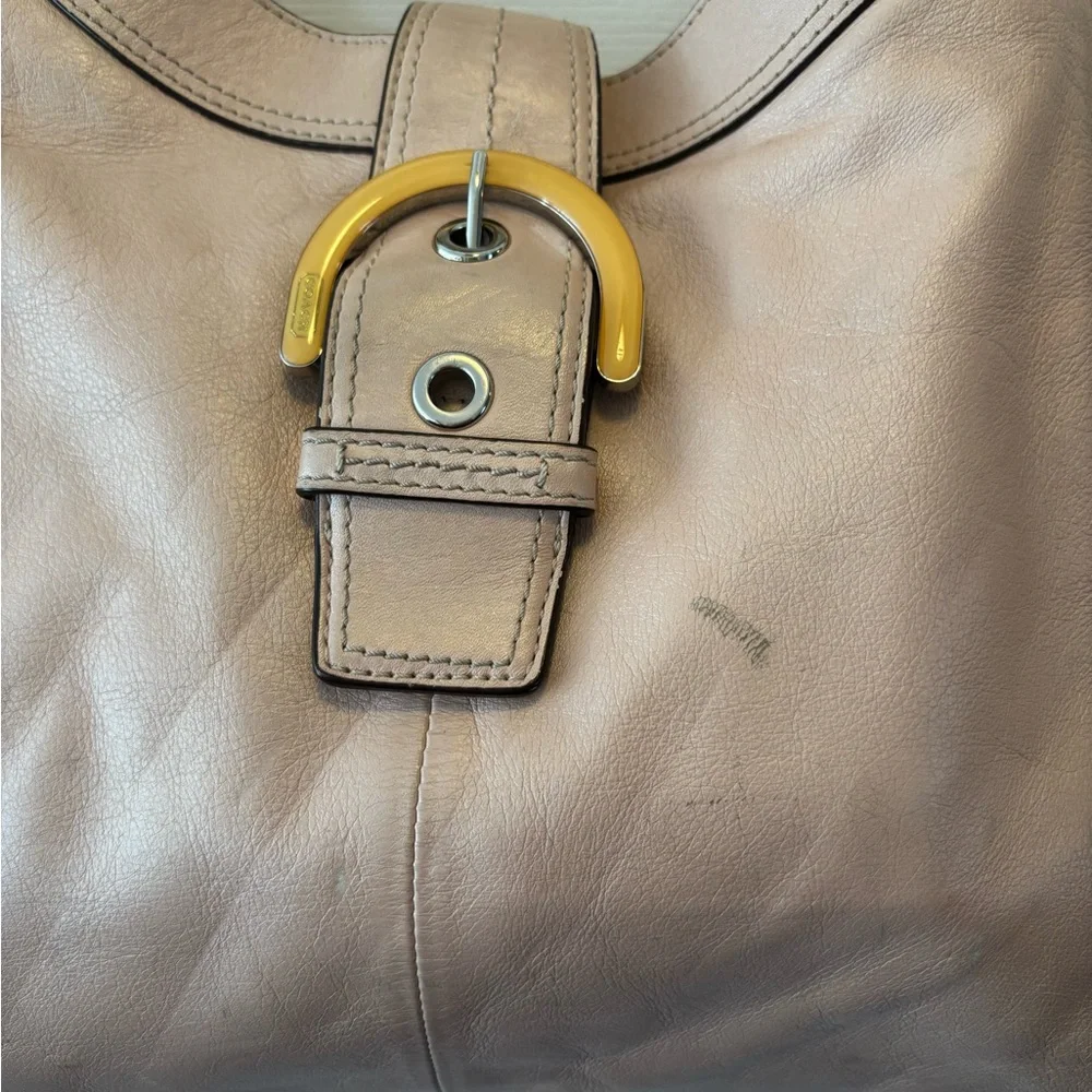 Coach SoHo Madison Lynn Enamel Buckle Hobo - Picture 6 of 16